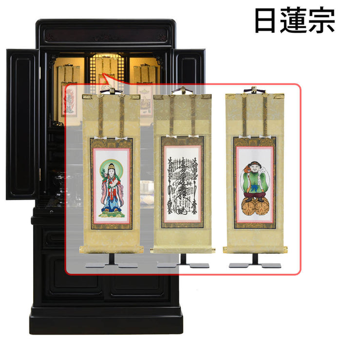 仏壇 古都 黒檀 高さ121cm 仏具セットC 特徴 28