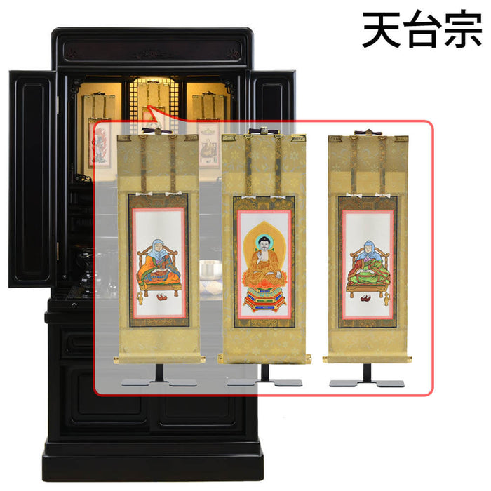 仏壇 古都 黒檀 高さ121cm 仏具セットC 特徴 21