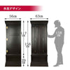仏壇 鉄線花 (てっせんか) 黒檀 高さ156cm 特徴 4