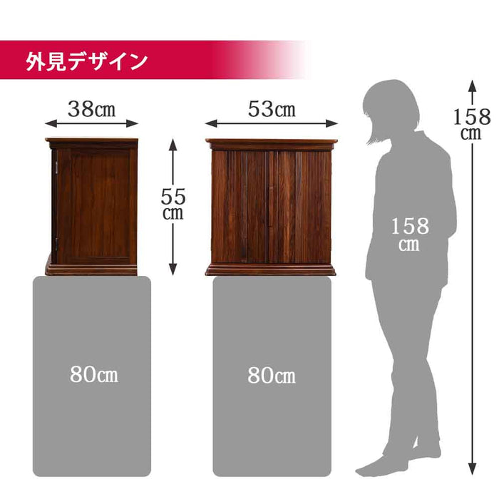 仏壇 空閣 (くうかく) グラナディーロ 高さ55cm 仏具セットC 特徴 9