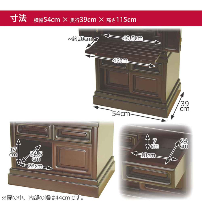 仏壇 古都 グラナディーロ 高さ115cm 仏具セットA 特徴 13