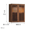 現代仏壇 渡月(とげつ) ウォールナット 高さ44cm 特徴3