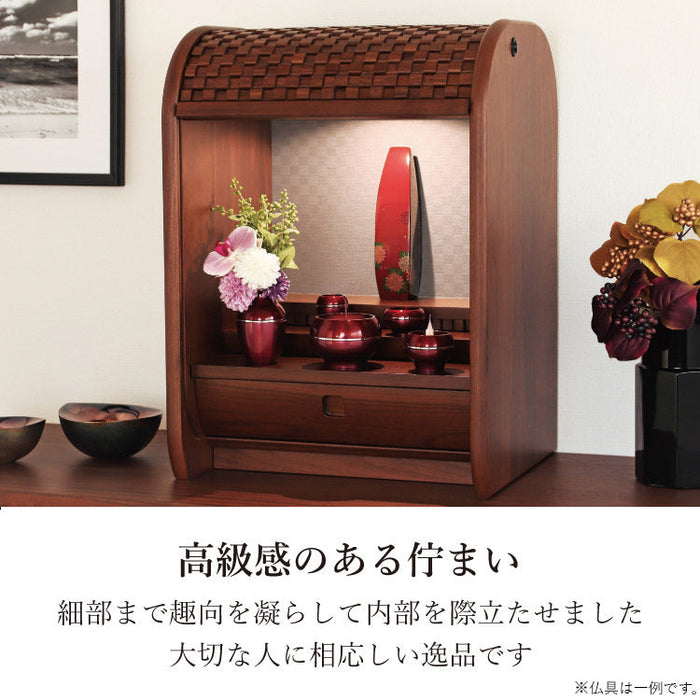 現代仏壇 セグレート ウォールナット 高さ56cm 特徴6