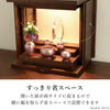現代仏壇 ガラ ダーク 青海波 高さ40cm 特徴6