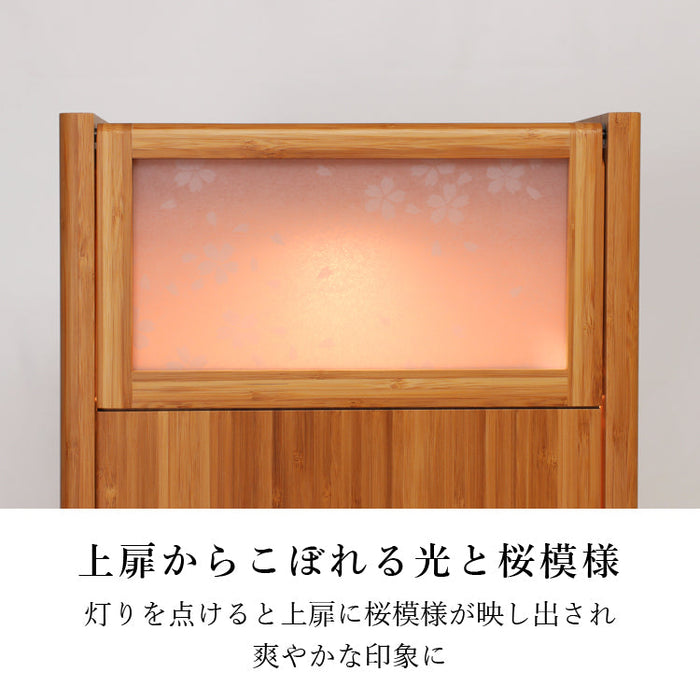 現代仏壇 花桜(はなざくら) 高さ39cm 特徴8