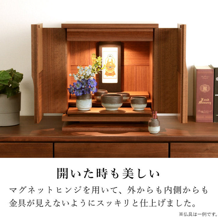 現代仏壇 フォーリーフ ダーク 高さ38cm 特徴5