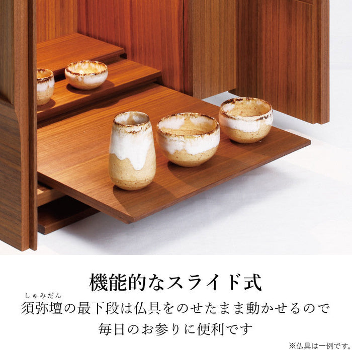 現代仏壇 フォーリーフ ダーク 高さ38cm 特徴10
