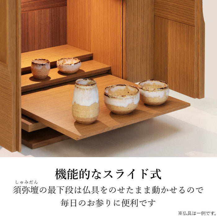 現代仏壇 フォーリーフ ライト 高さ38cm 特徴9