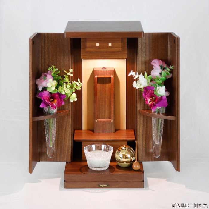 現代仏壇 グレイン ウォールナット 高さ40cm 特徴11