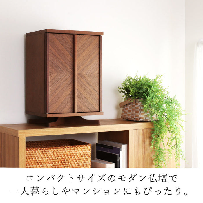 現代仏壇 セイル ウォールナット 高さ45cm 特徴5