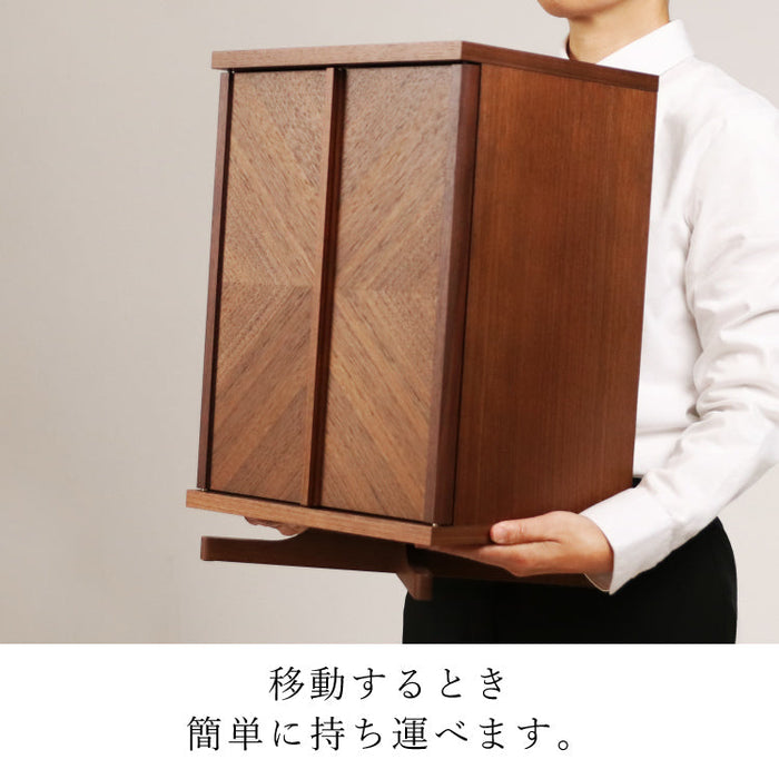 現代仏壇 セイル ウォールナット 高さ45cm 特徴11