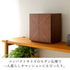 現代仏壇 ペタル ウォールナット 高さ24cm 特徴6