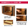 仏壇 桜音Ⅳ (さくらね) ウォールナット 高さ42cm 仏具セットC 特徴 2
