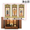 仏壇 桜音Ⅳ (さくらね) ウォールナット 高さ48cm 仏具セットC 特徴 18