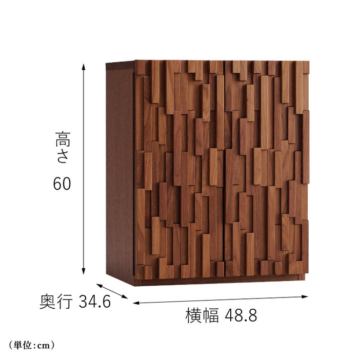 現代仏壇 渓流2 ウォールナット 高さ60cm 特徴3