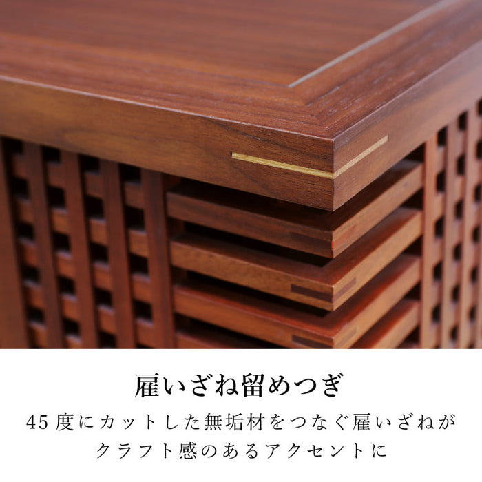 現代仏壇 ラティス ウォールナット 高さ62cm 特徴7