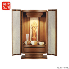仏壇 アーク ウォールナット 高さ64cm