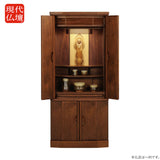 現代仏壇 メヌエット ウォールナット 高さ128cm 特徴1