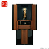 現代仏壇 エンブレム ブラック 高さ120cm 特徴1