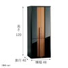現代仏壇 エンブレム ブラック 高さ120cm 特徴3