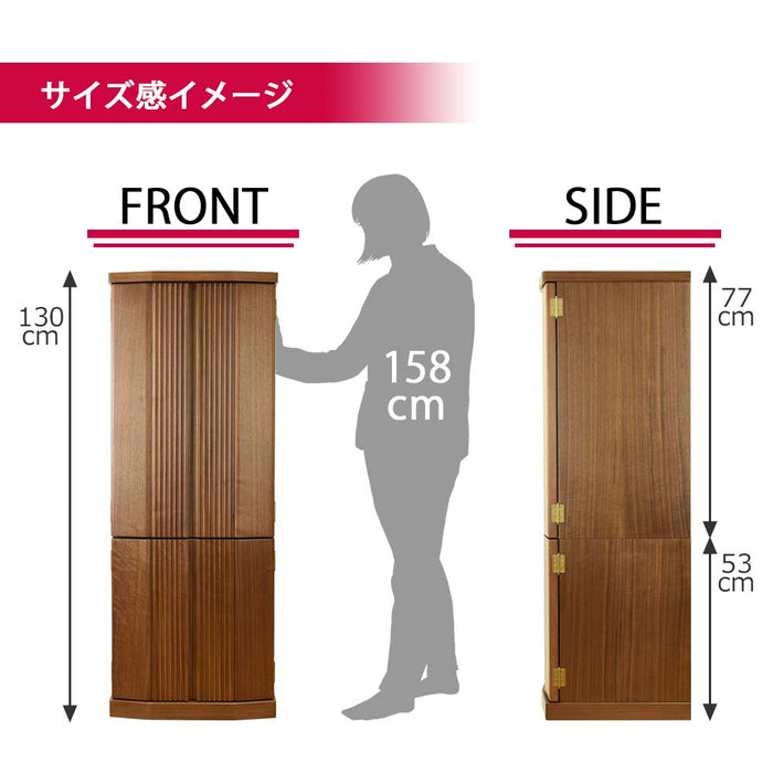 仏壇 凪 (なぎ) ウォールナット 高さ130cm