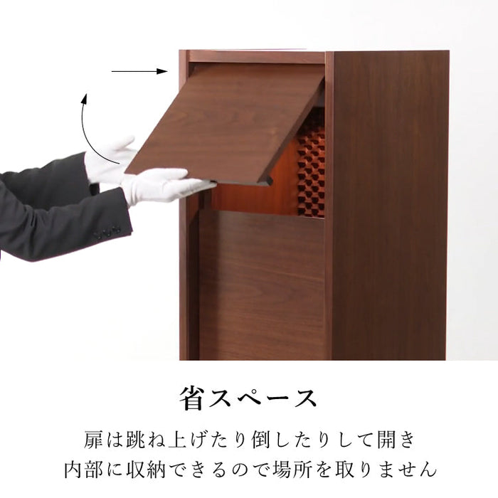 現代仏壇 ルフラン ウォールナット 高さ137cm 特徴6