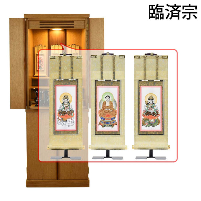 仏壇 願3 (ねがい) ナチュラル 高さ131cm 仏具セットC 特徴 23