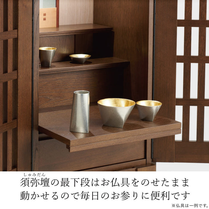 現代仏壇 月ヶ瀬(つきがせ)remade 高さ110cm 特徴5