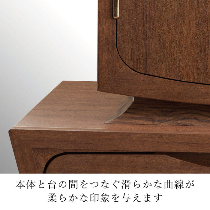 現代仏壇 クレール パドレ ウォールナット 高さ160cm 特徴5
