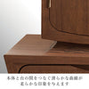 現代仏壇 クレール パドレ ウォールナット 高さ160cm 特徴5