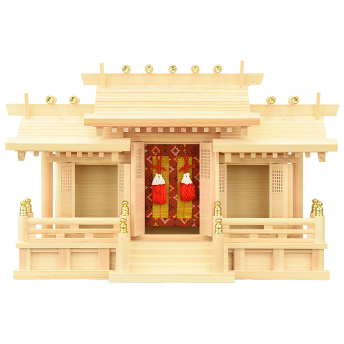 神殿 格子付三社(みす付)