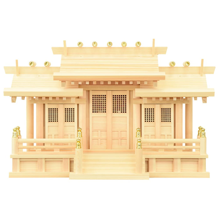神殿 格子付三社(みす付)