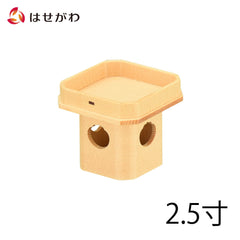 神具 三宝 桧 柾目 2.5寸