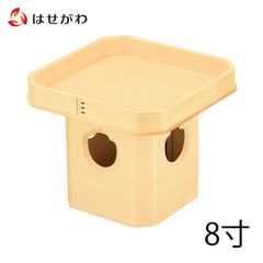 神具 三宝 桧 柾目 8.0寸