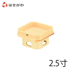 神具 遠山三宝 桧 柾目 2.5寸