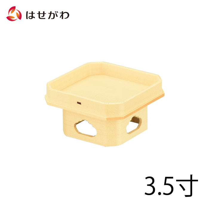神棚 神具 遠山三宝 桧 柾目 3.5寸 特徴 1