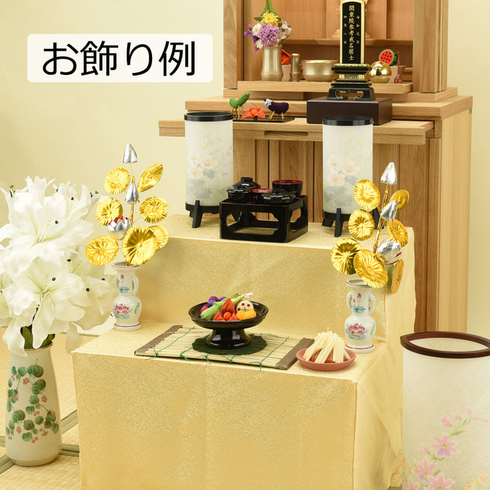 盆提灯 霊前灯 きらら 二重芙蓉 黒 特徴 6