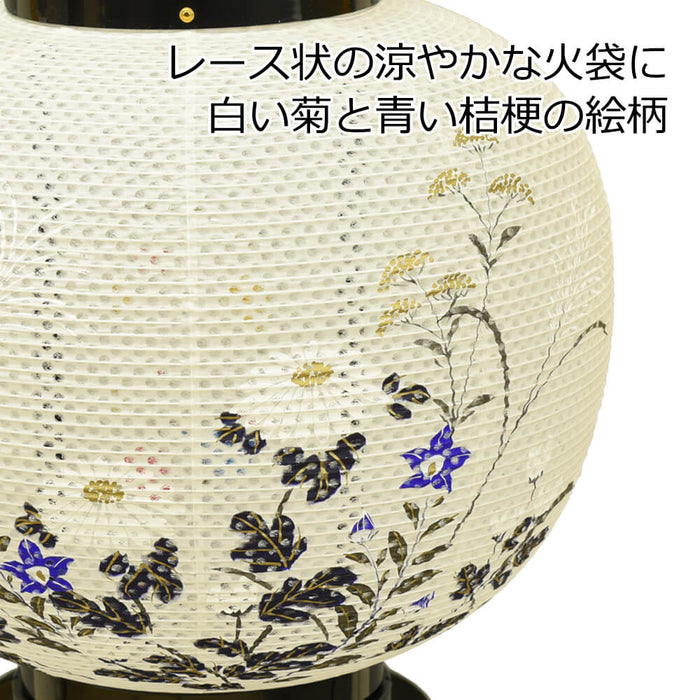 盆提灯 回転 菊桔梗 10号 対 特徴 3