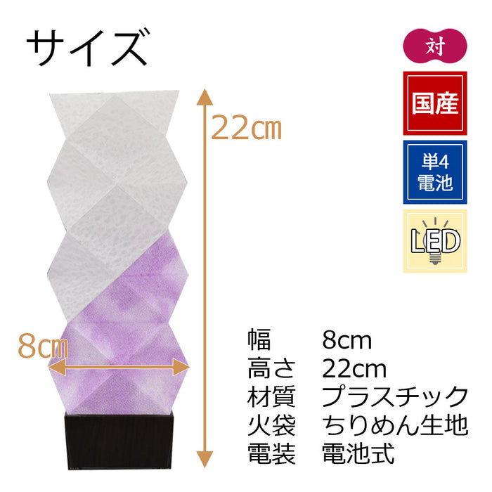 かすみごろも 染めぼかし パープル