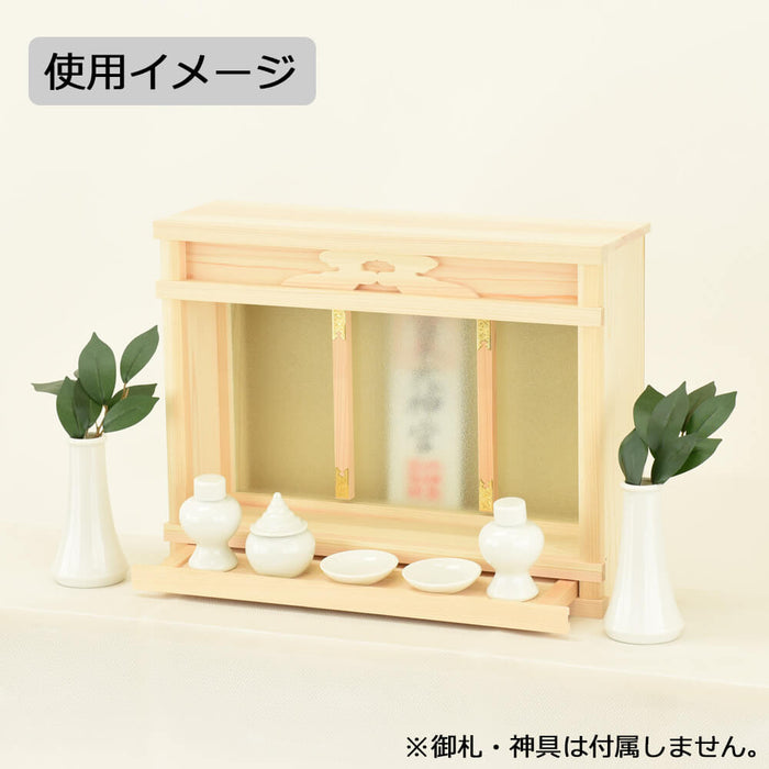 神棚・神具 神殿 平箱宮 正面透かし 15号 特徴 3