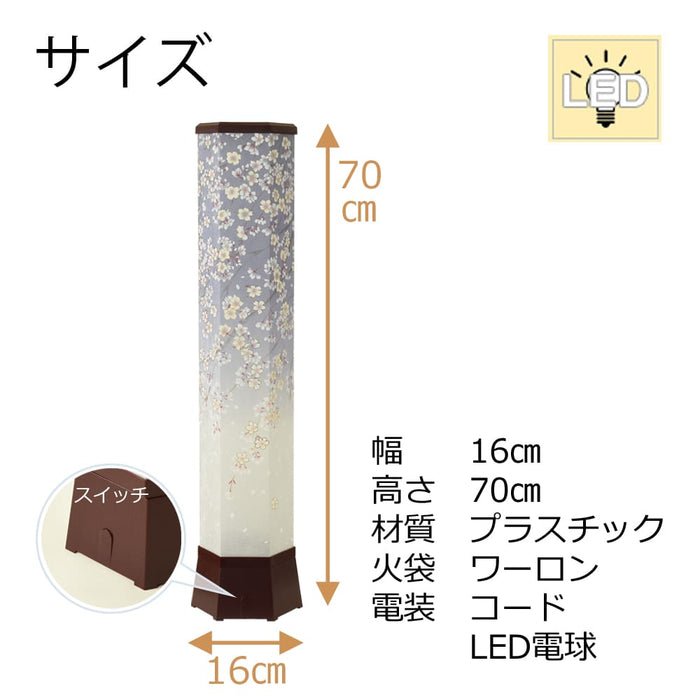 盆提灯 新型 美六 桜吹雪 大 特徴 2