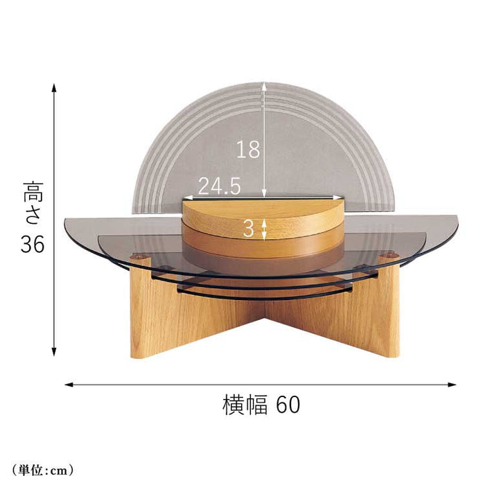 現代仏具 クリスタルステージ ナラ 高さ36cm 特徴 2