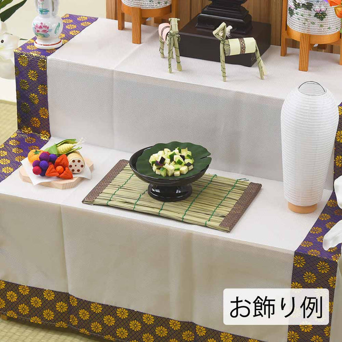 盆用品 お盆用品 まこも フチ付 ミニ 特徴 2