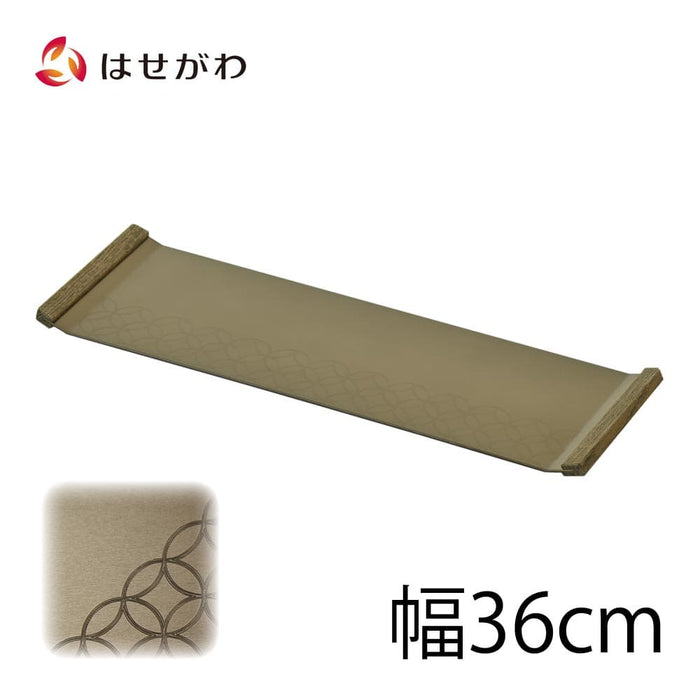 仏具 和盆 桑の実色 七宝柄 W360 特徴 1