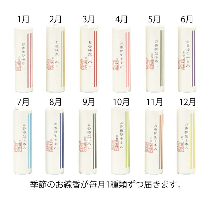 お供え物・お飾り 仏花の定期便 5本＋少煙線香コース～澄華(ちょうか)～ 特徴 4