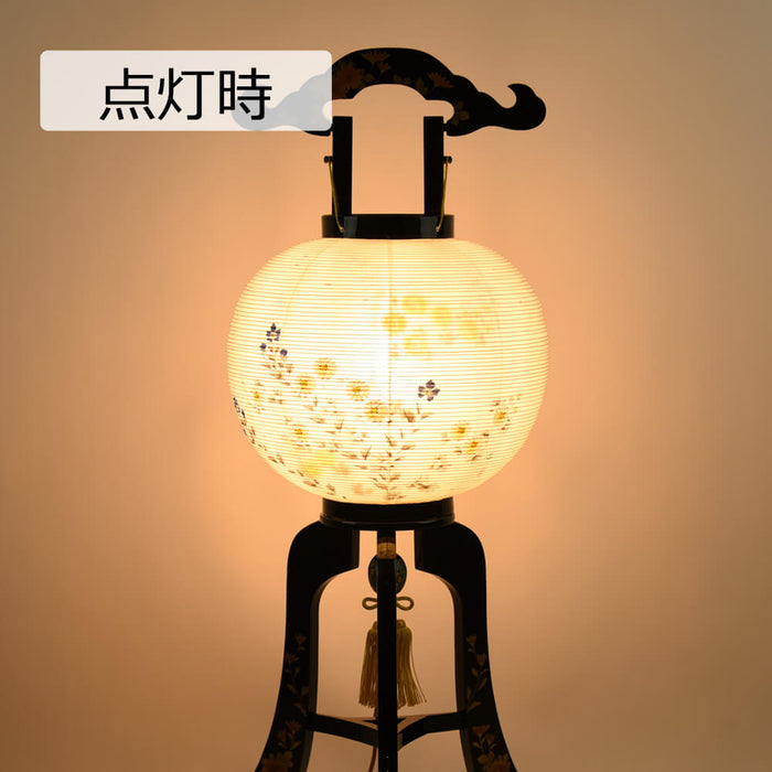 盆提灯 行灯 二重 本金蒔絵 11号 会津塗 特徴 9