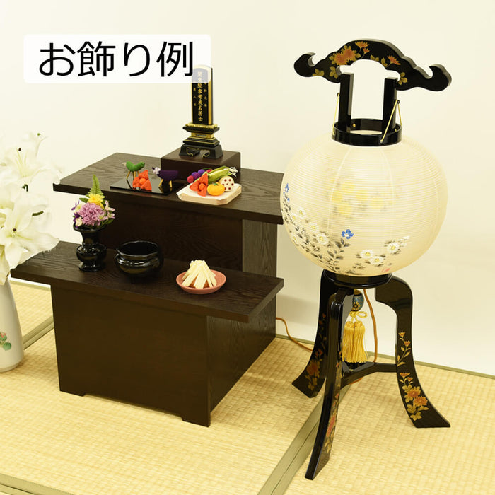 盆提灯 行灯 二重 本金蒔絵 11号 会津塗 特徴 10