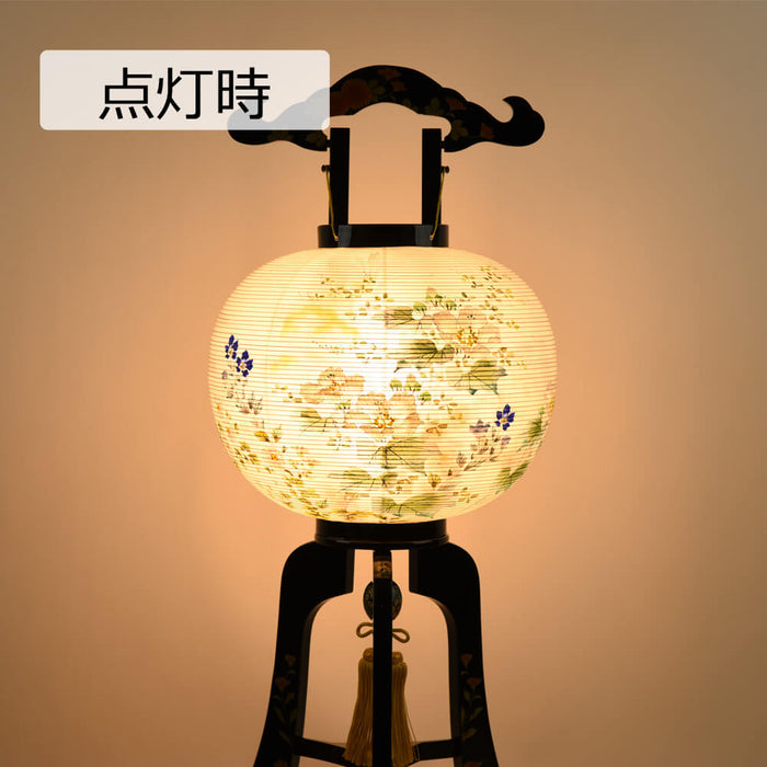 盆提灯 行灯 二重 本金蒔絵 12号 会津塗 特徴 8