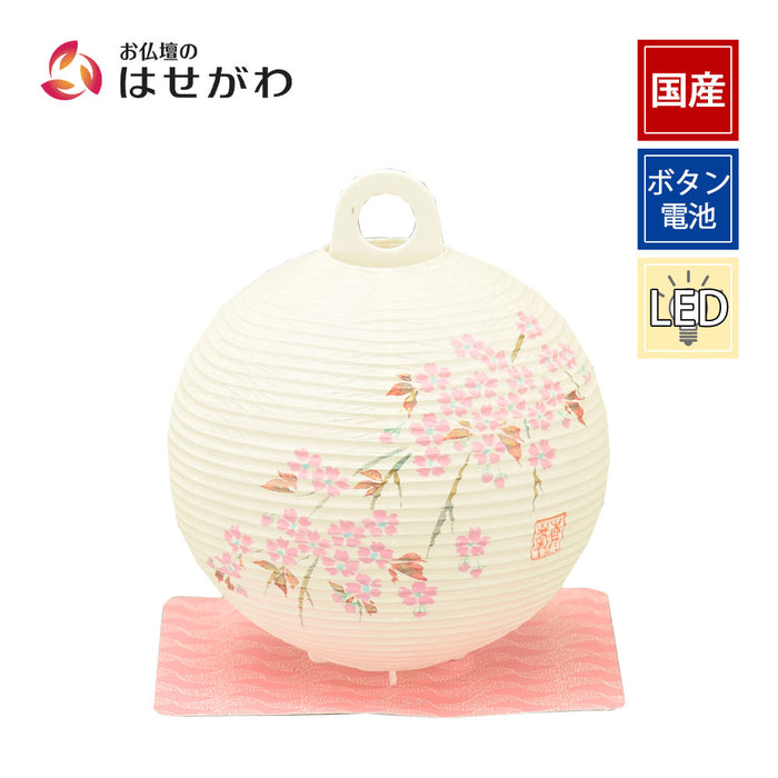 新型 レター提灯 桜