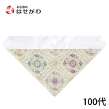 打敷 正絹金紗 唐草紋様 白 100代